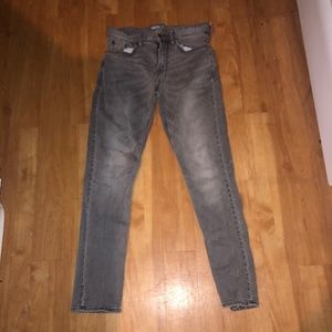 Gray Old Navy Slim 24/7 Jeans
